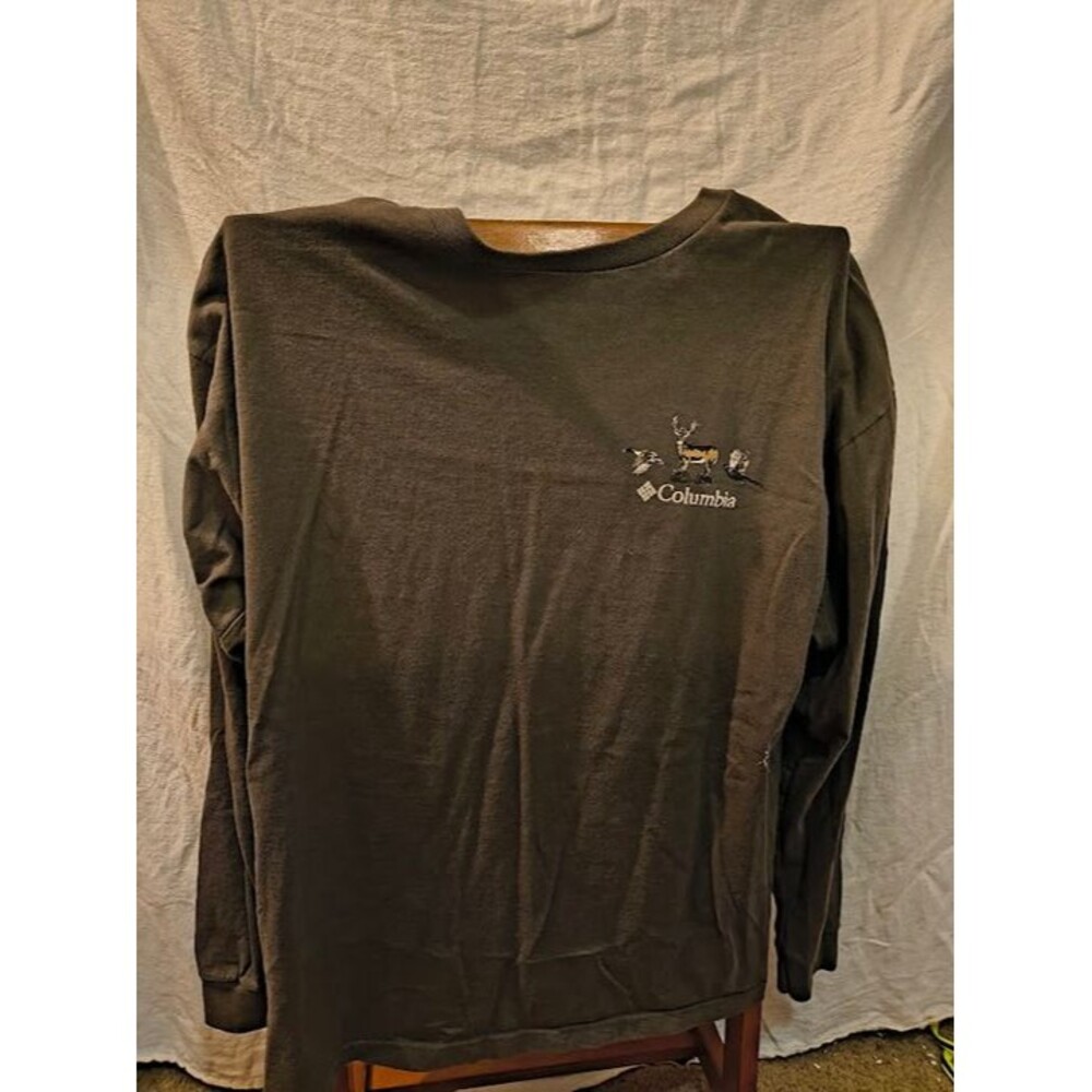 COLUMBIA MENS XL LONG SLEEVE SHIRT BROWN OUTDOOR STYLE....#J